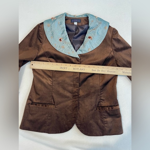 Debra Murry wearable, art embroidered corduroy jacket, in New like vintage - Picture 5 of 10